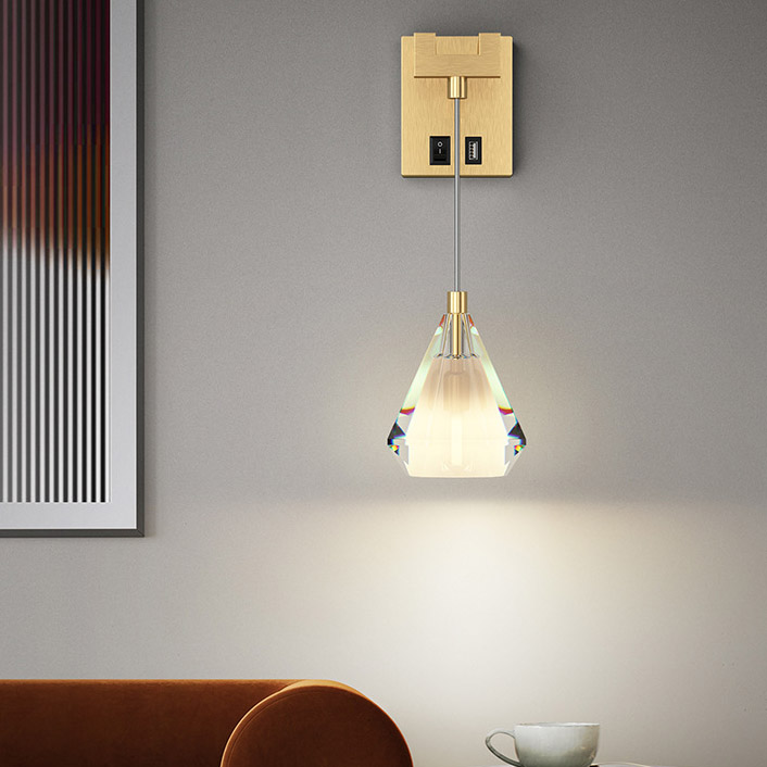 Настенный светильник SOLDIS WALL Black by ImperiumLoft