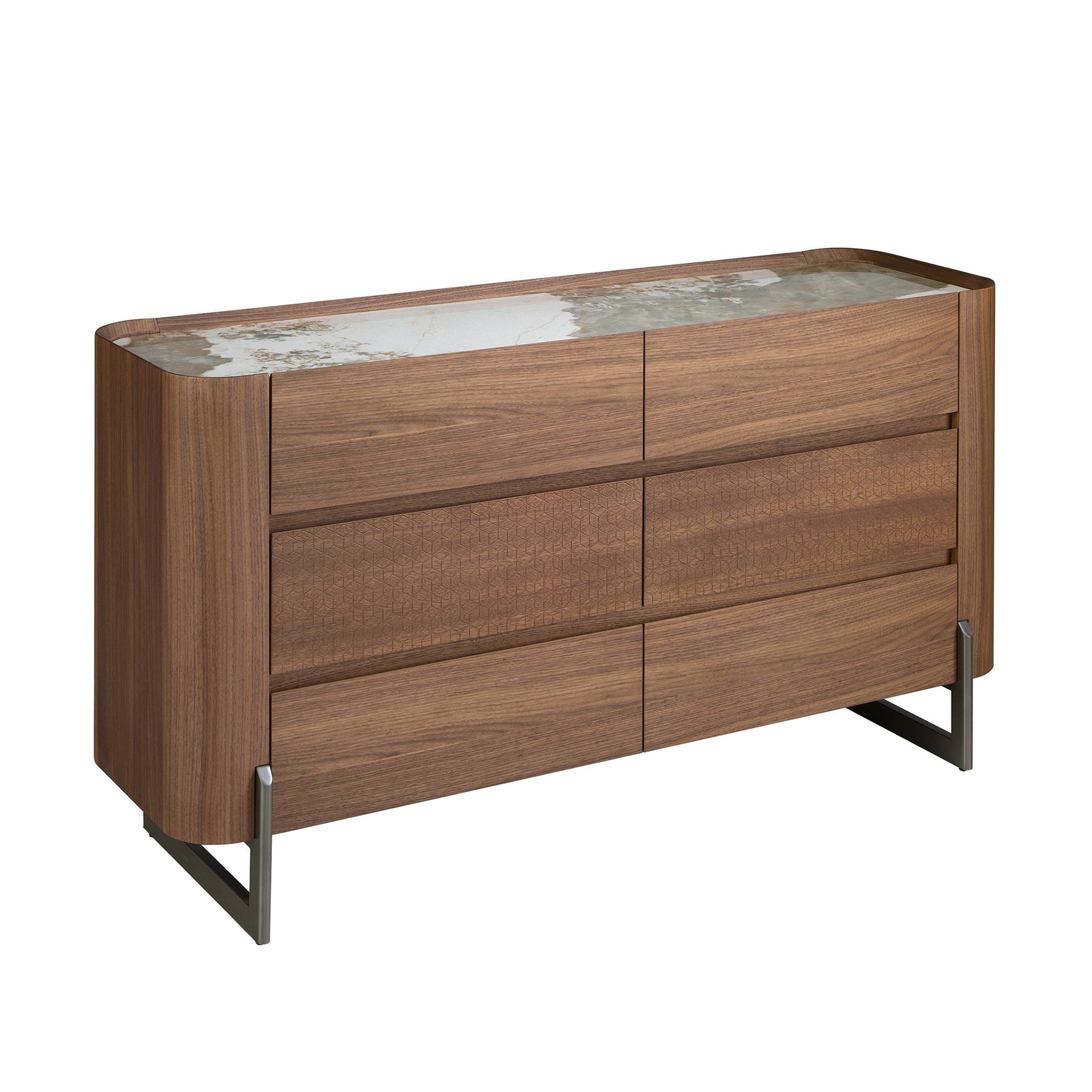 Комод 7151/437-C из ореха и керамики Angel Cerda