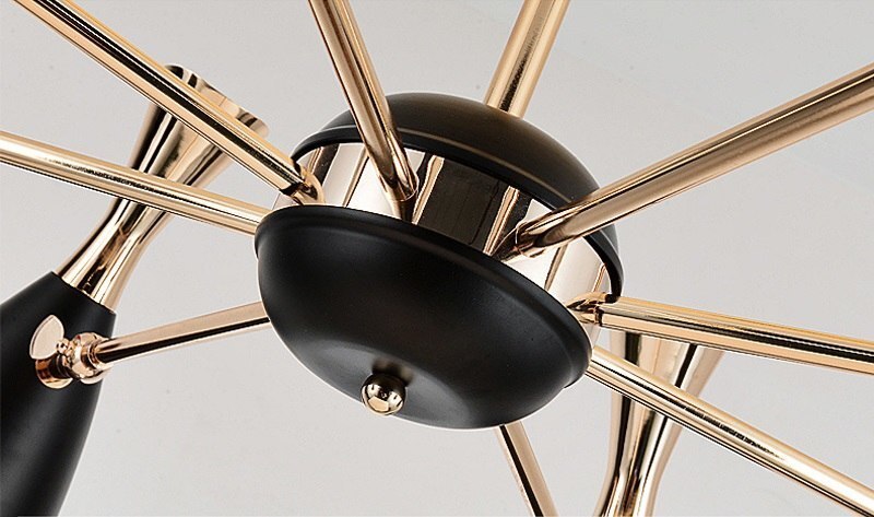 Люстра  Delight Collection Duke 6 black/gold