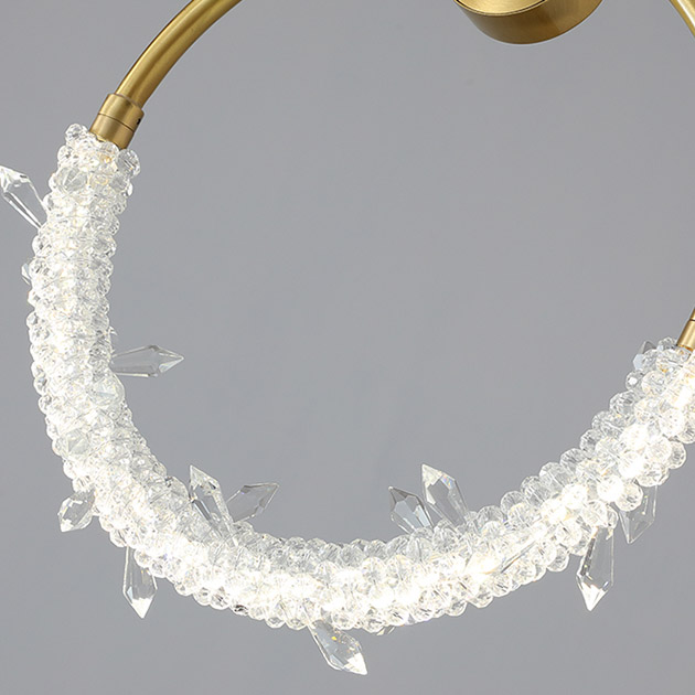 Подвесной светильник ACOSTA brass D 46 by ImperiumLoft