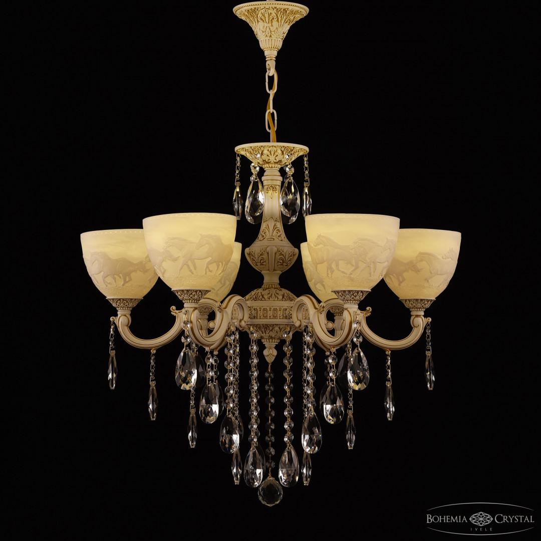 Люстра хрустальная AL78101/6/175 B WMG P1 U Horse Bohemia Ivele Crystal