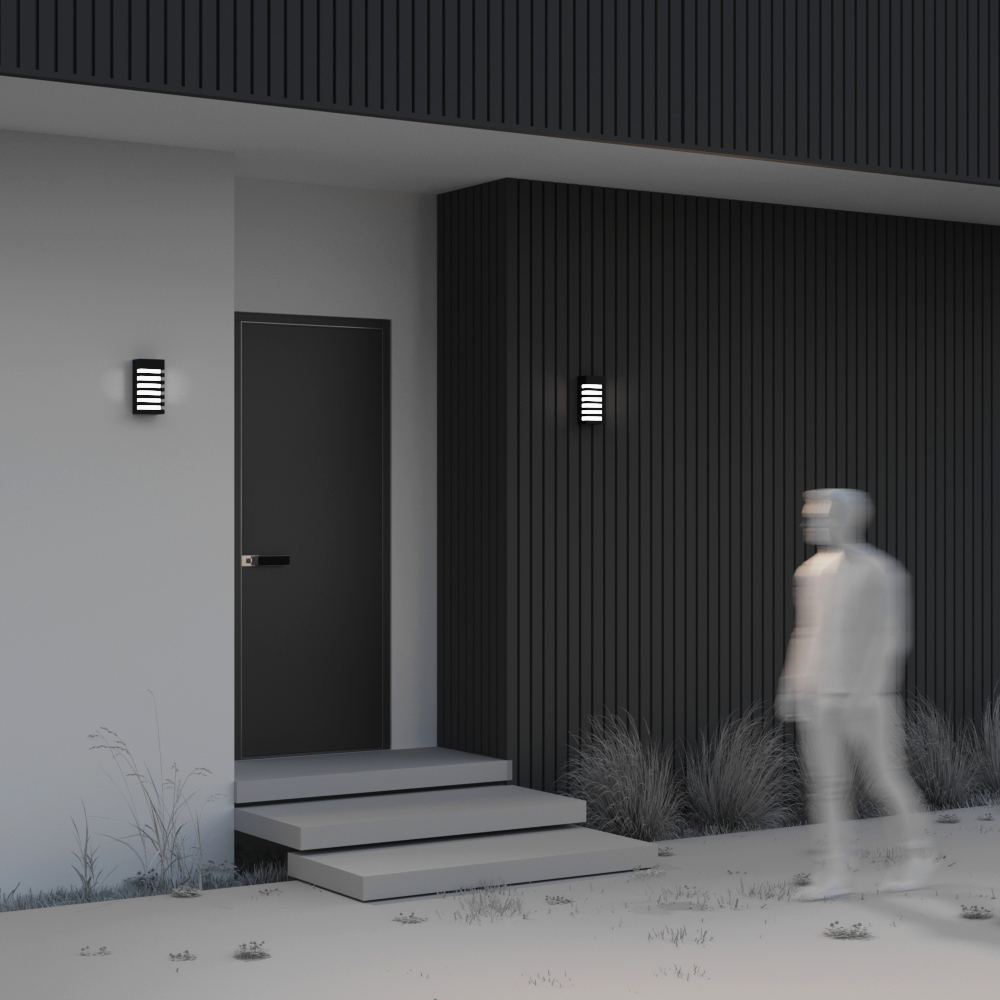 Настенный светильник (бра) Outdoor O034WL-01B