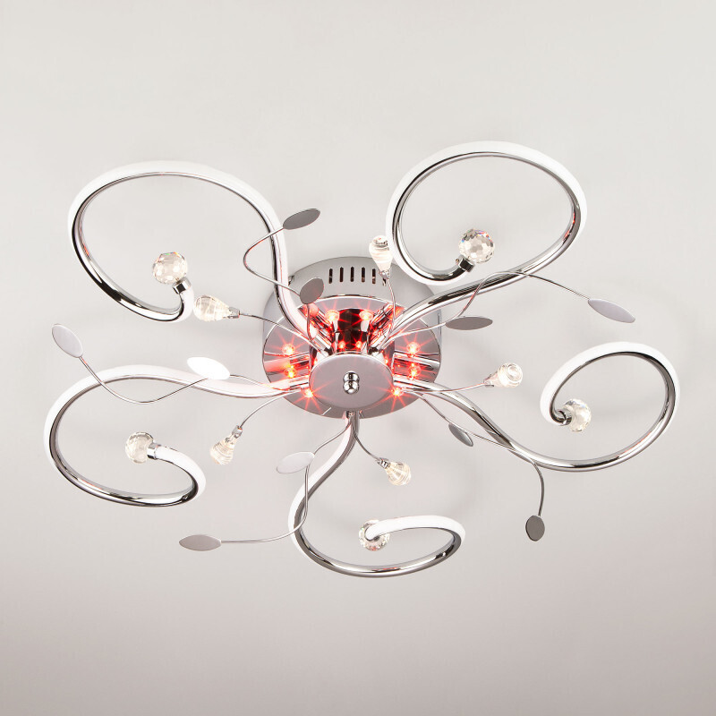 Накладная люстра Eurosvet 90129/5 хром