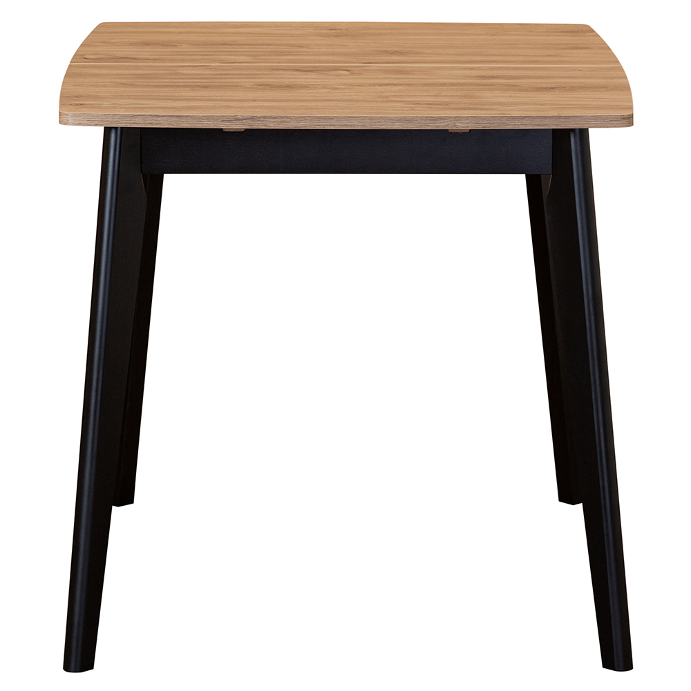 Стол Oslo 100-130 x 80см, Дуб Навара структурное, чёрный Bradex Home FR 0799