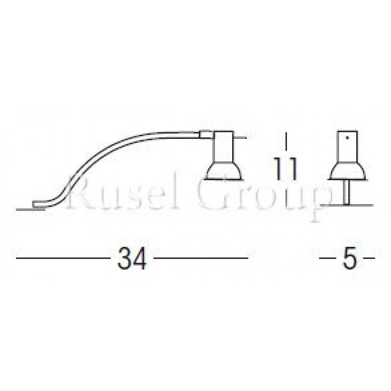 Настенный светильник Linea Light Mirror 1156