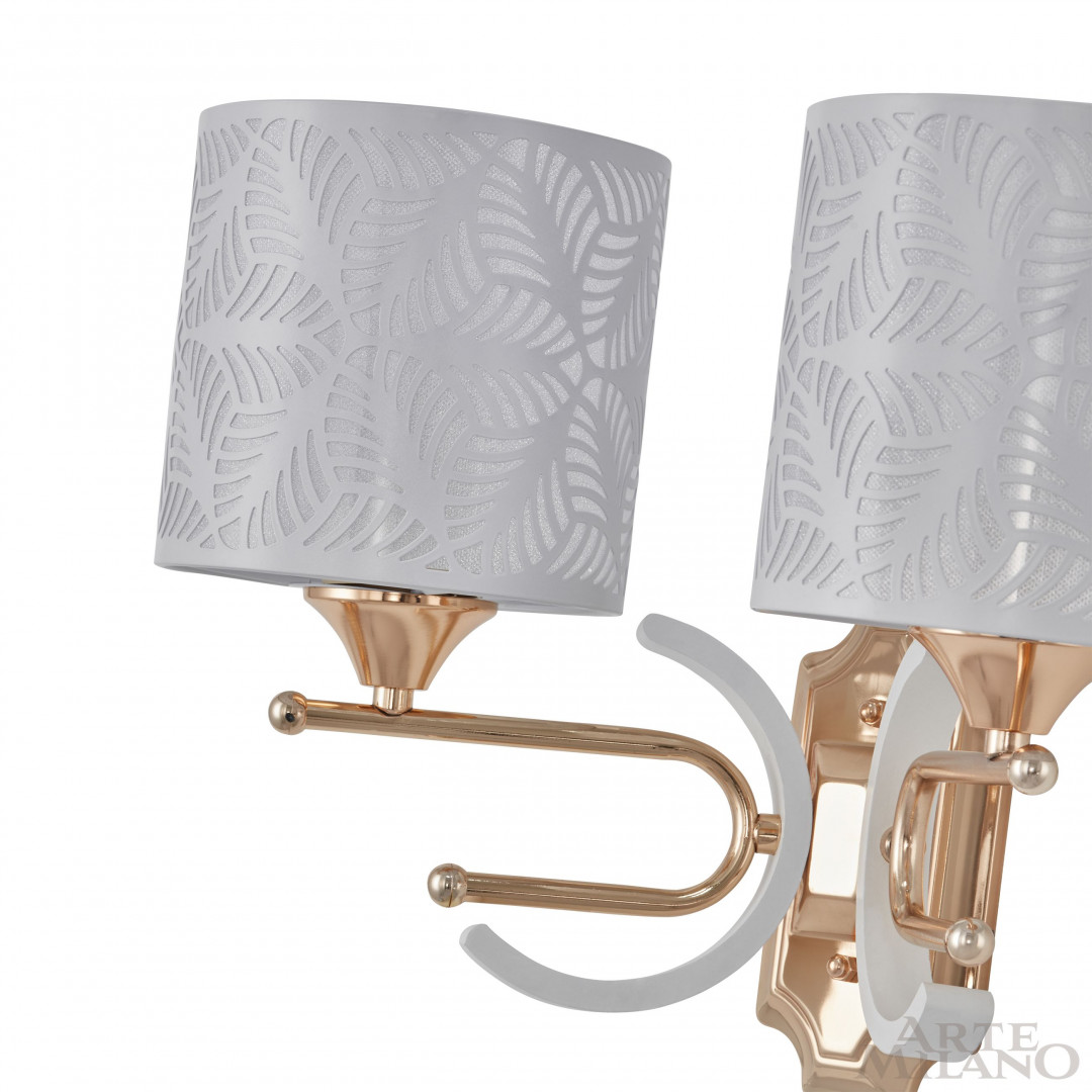 Бра с плафонами 302097/2W Wh/Gd Arte Milano
