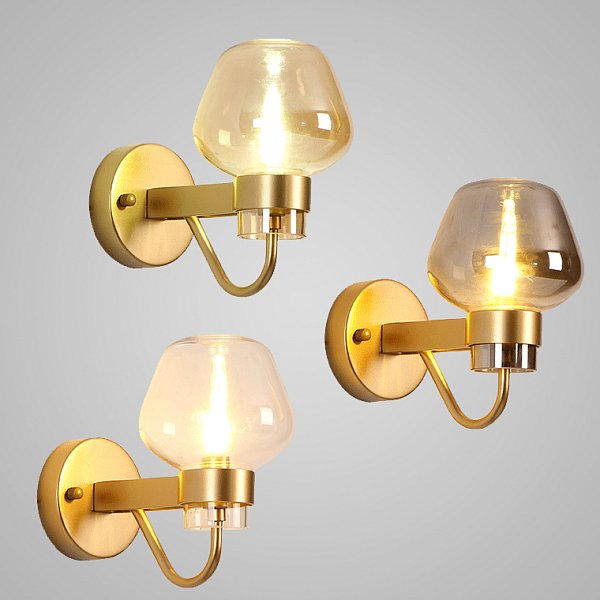 Бра MONTALEMBERT SCONCE BY Studios Золото, Дымчатый by ImperiumLoft