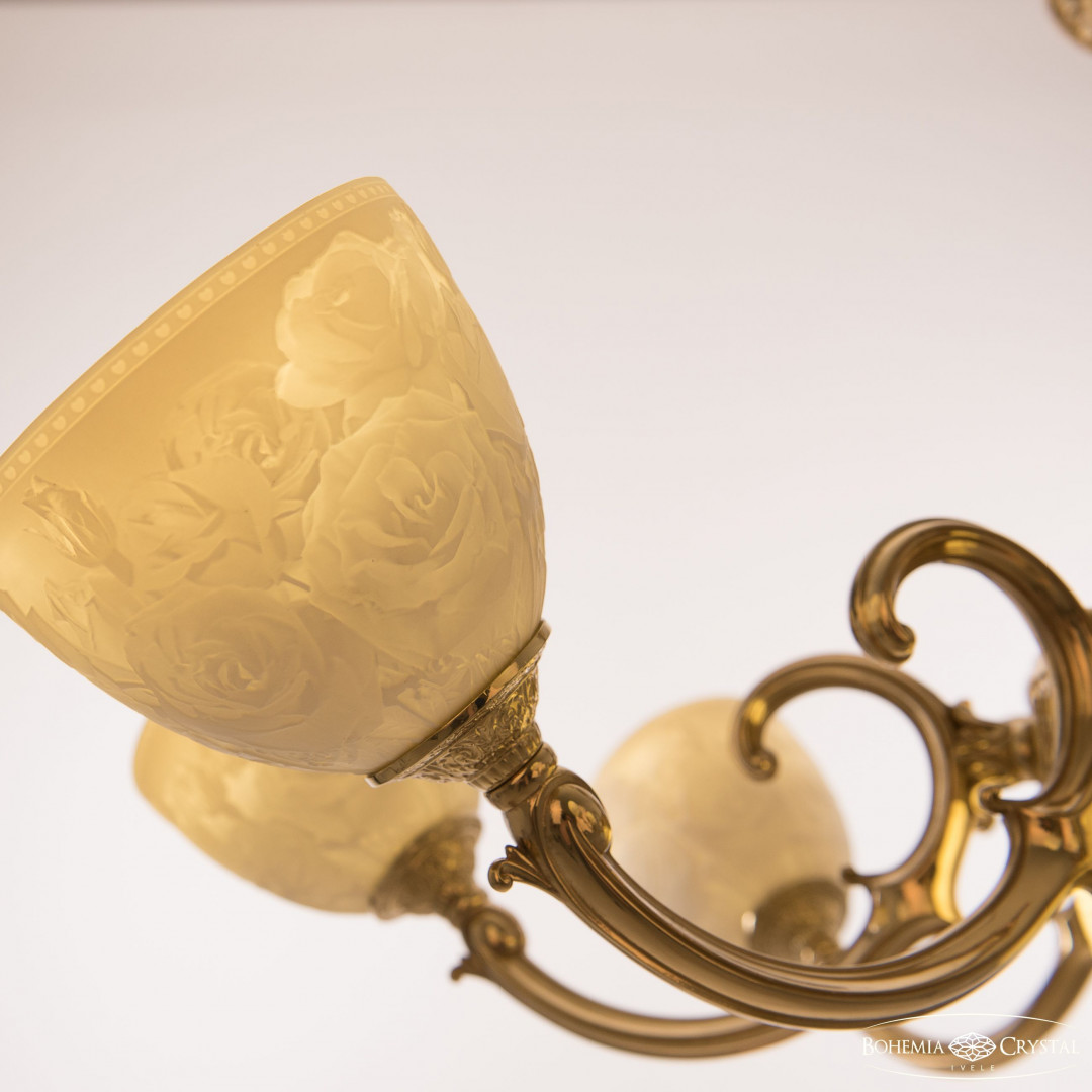 Люстра бронзовая 72213P/8/210 G P1 U Rose