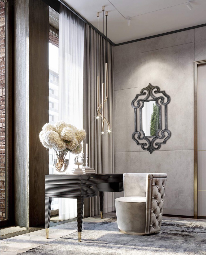 Зеркало BountyHome Alverde mv315-grey