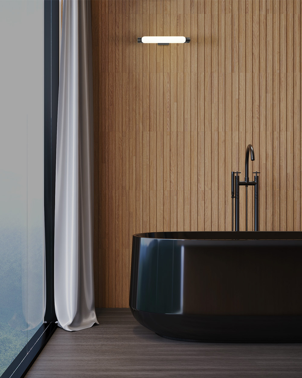 Настенный светильник Nemo La Roche black