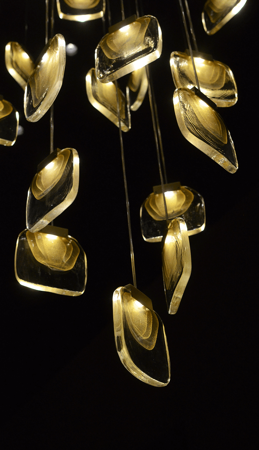 Подвесной светильник Paolo Castelli Golden Cloud Round ILL.GOLD.230