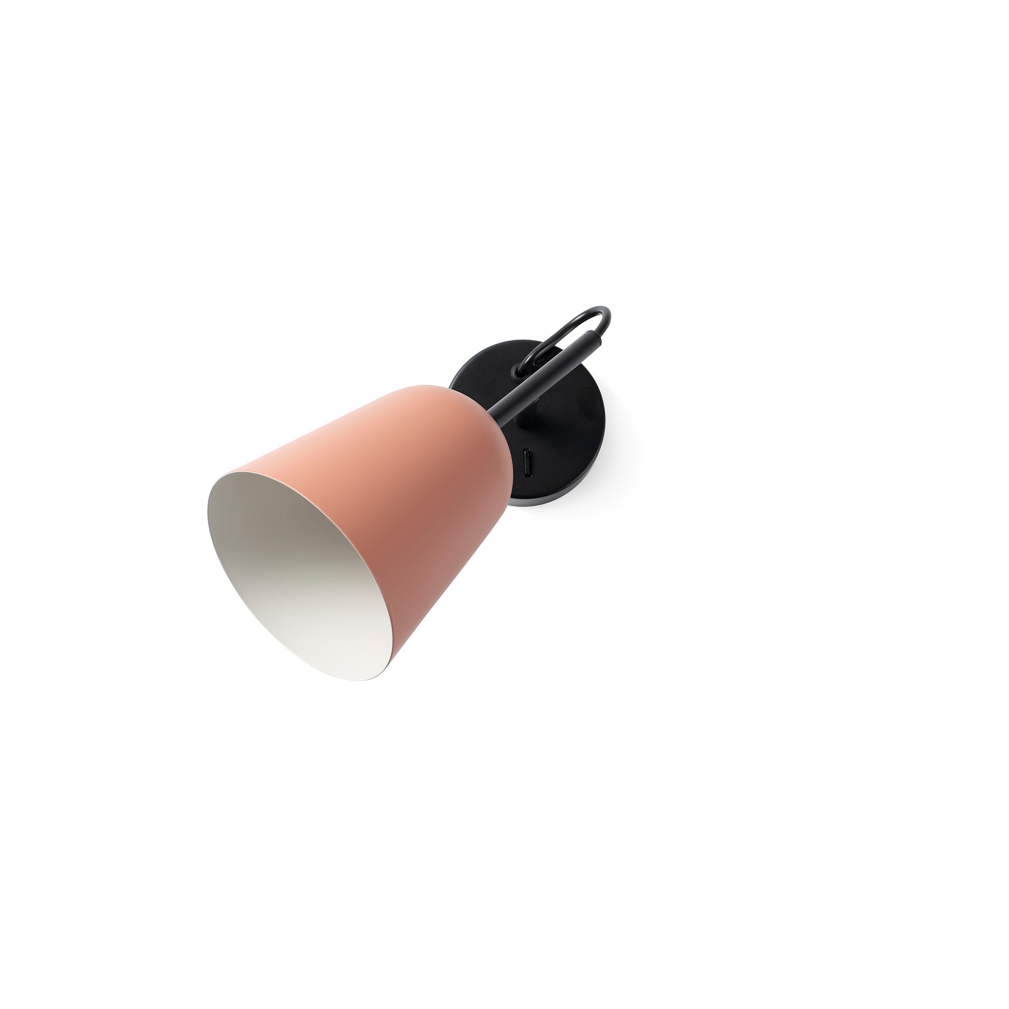 Настенный светильник STUDIO розовый абажур 1xE14 Faro