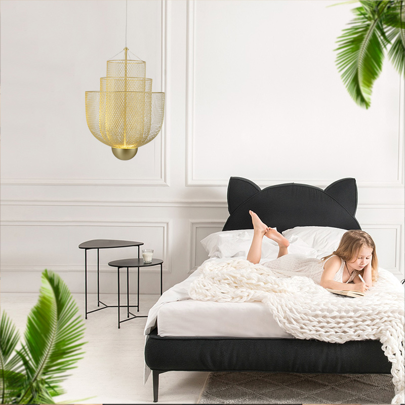 Подвесная люстра MESHMATICA D45 Gold by ImperiumLoft