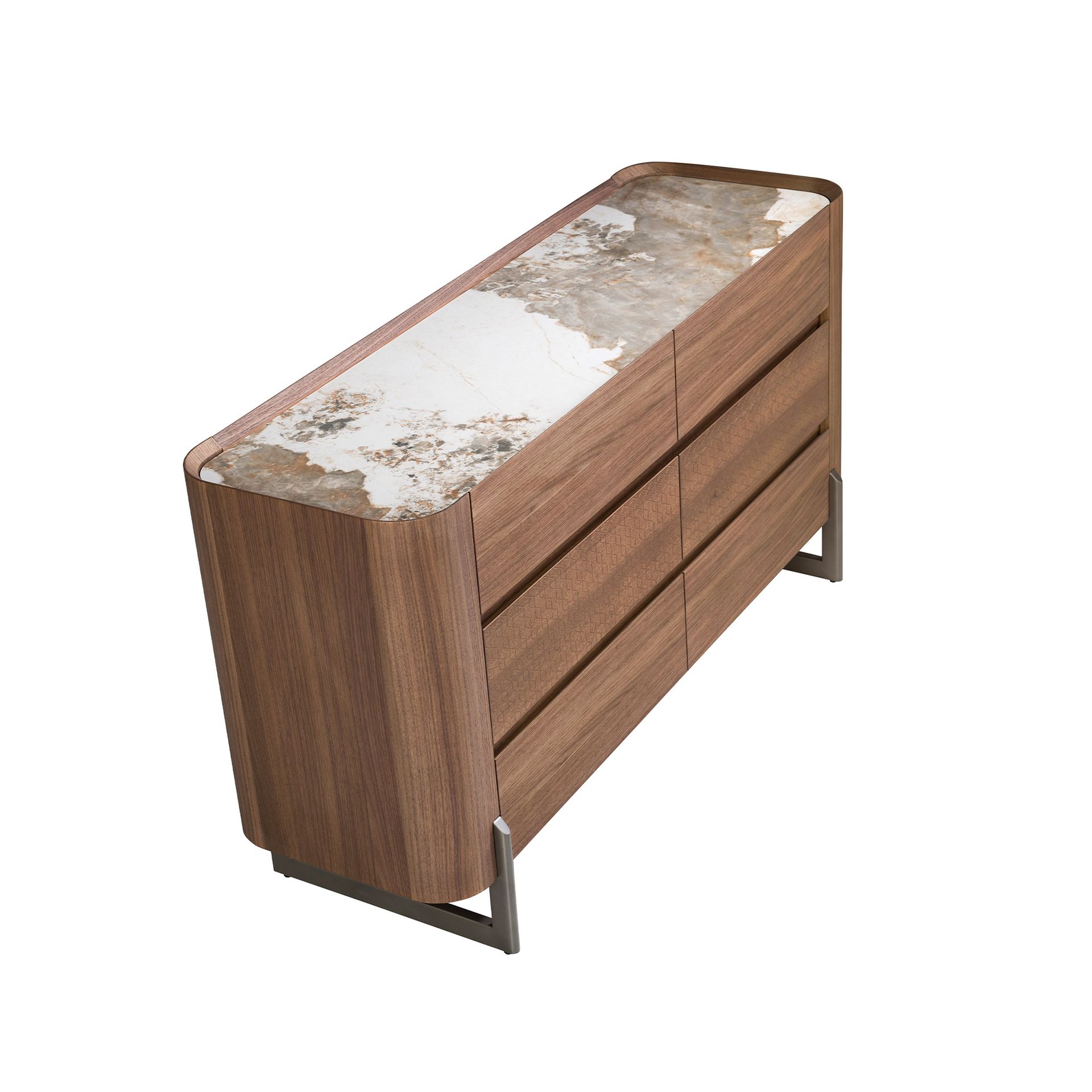 Комод 7151/437-C из ореха и керамики Angel Cerda