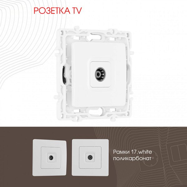 Розетка Arte Milano 217.43-1.white