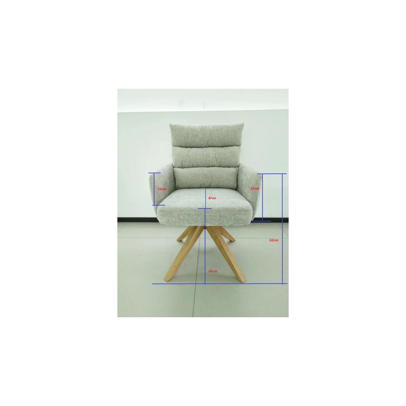 Кресло вращающееся Bosse Nature KARE 87853