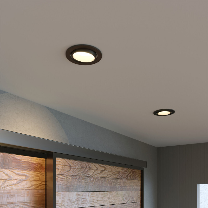 Встраиваемый светильник Elektrostandard 15267/LED 7W 4200K BK/BK черный/черный