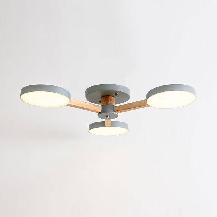 Потолочная люстра TURNA 3 Gray by ImperiumLoft