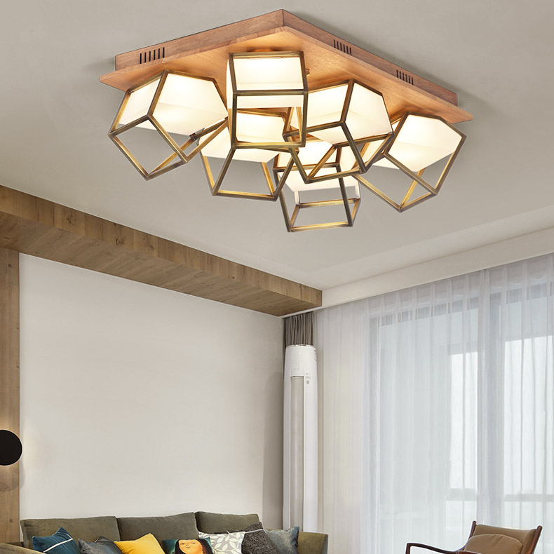 Потолочная люстра TANNING L4 by ImperiumLoft