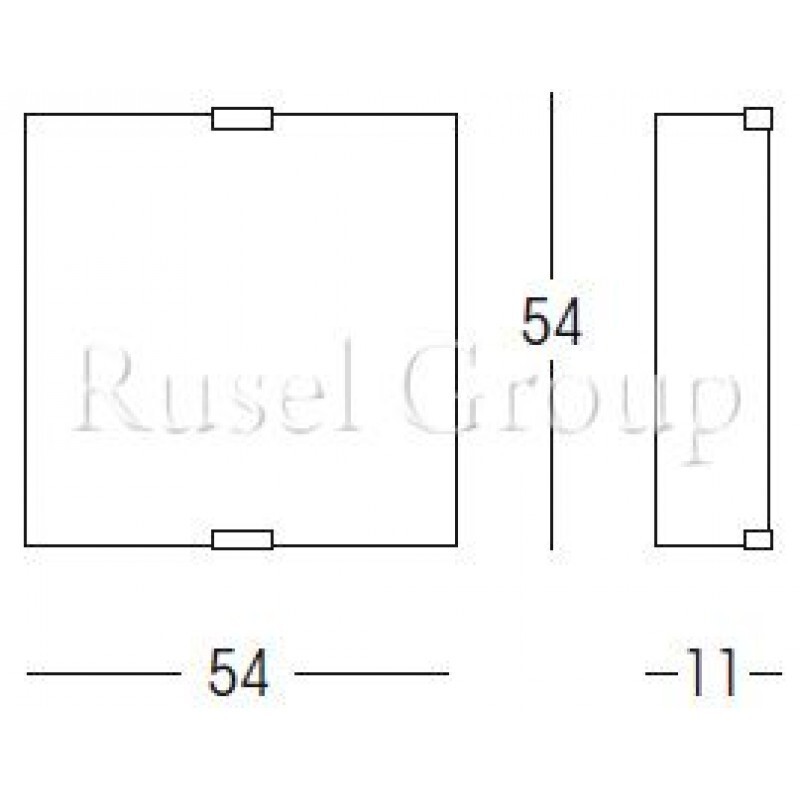 Настенно-потолочный светильник Linea Light Bilancia 5095