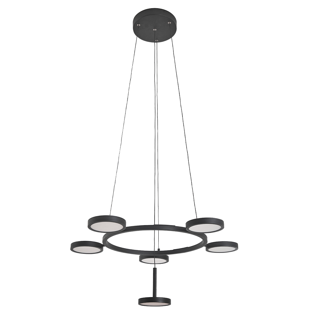 Светильник подвесной Crystal Lux CLT 027C6 D700 BL