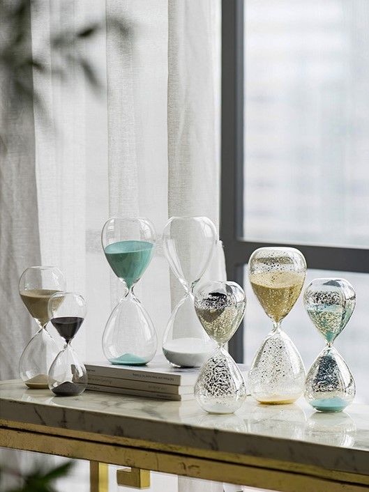 Декоративное изделие Песочные часы Glasar 73221-WHIT