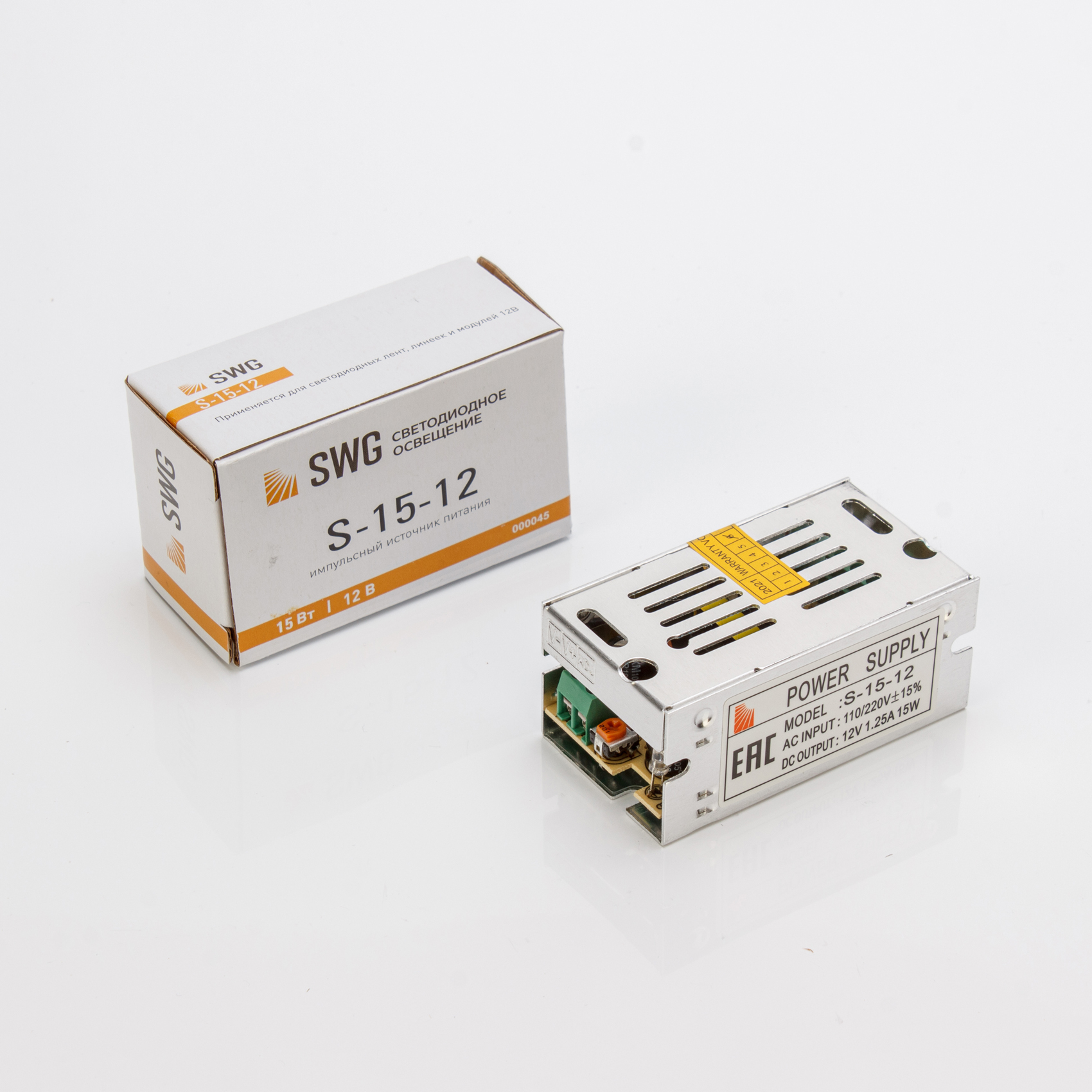 Блок питания SWG S-15-12