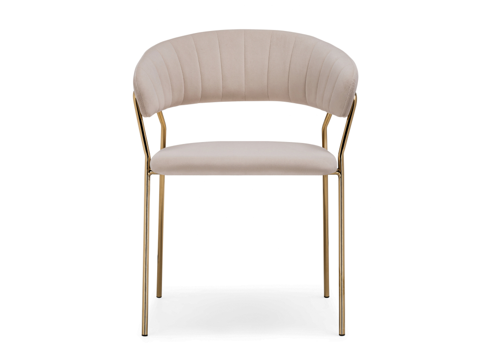 Стул Woodville Kamelia 1 beige / gold 15469