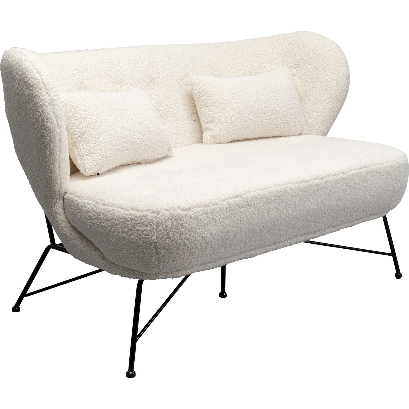 Диван двухместный Jacky Boucle 139 см KARE 87839