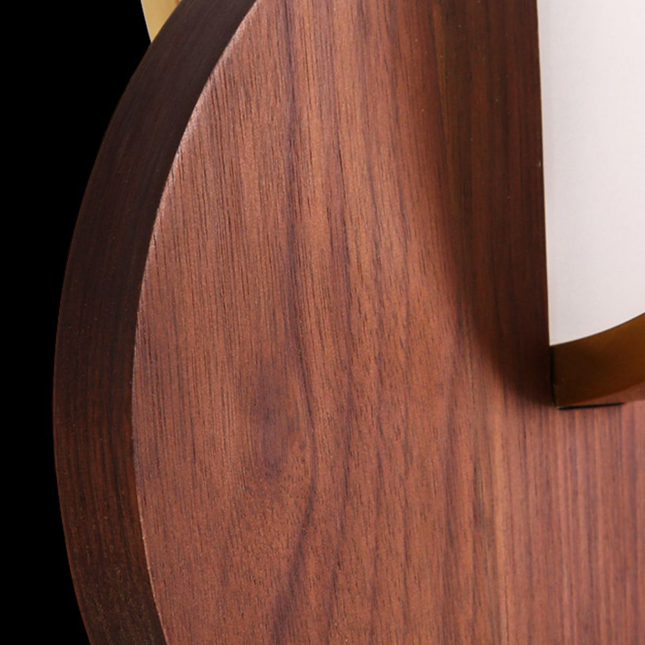 Настольная лампа GLATT WOOD TAB Dark brown by ImperiumLoft