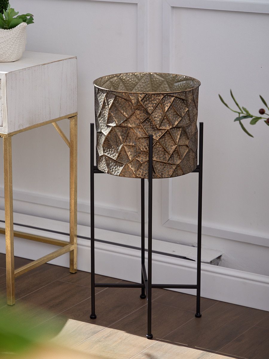 Кашпо напольное Каир на подставке Glasar 57-463/1