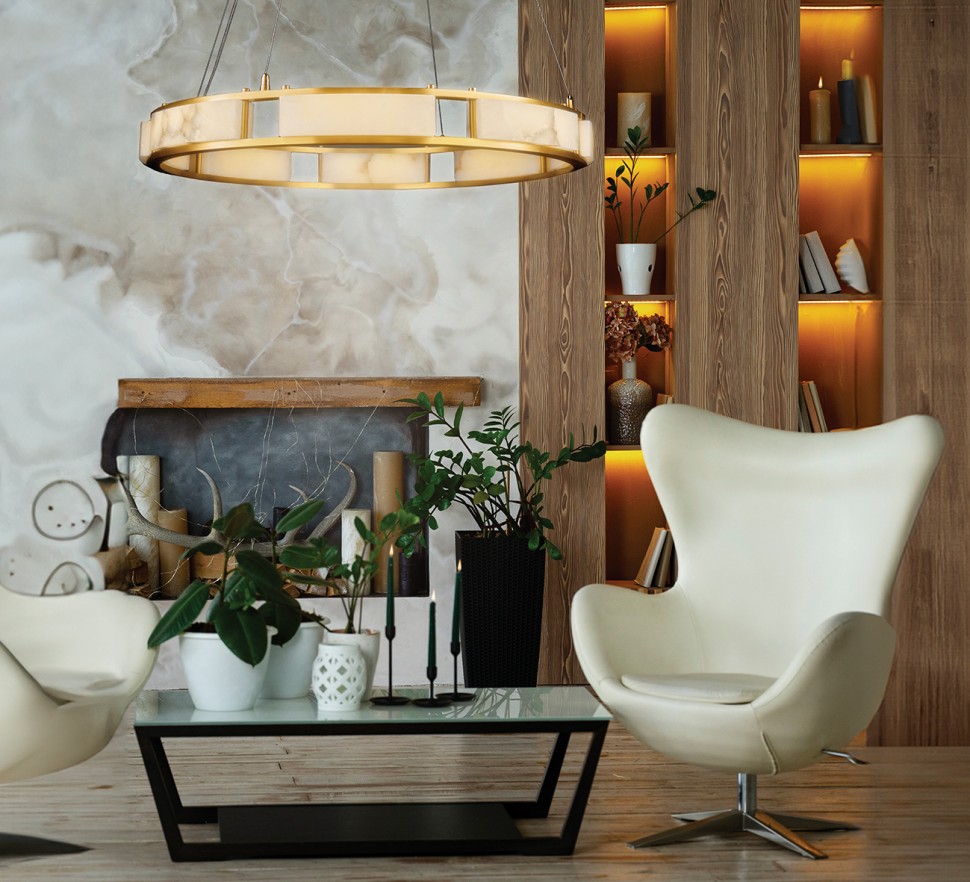 Люстра подвесная Fluorite FL1069-5P