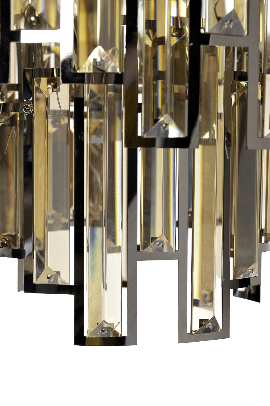 Люстра подвесная со стеклом Garda Decor 92EL-YG02117-9P