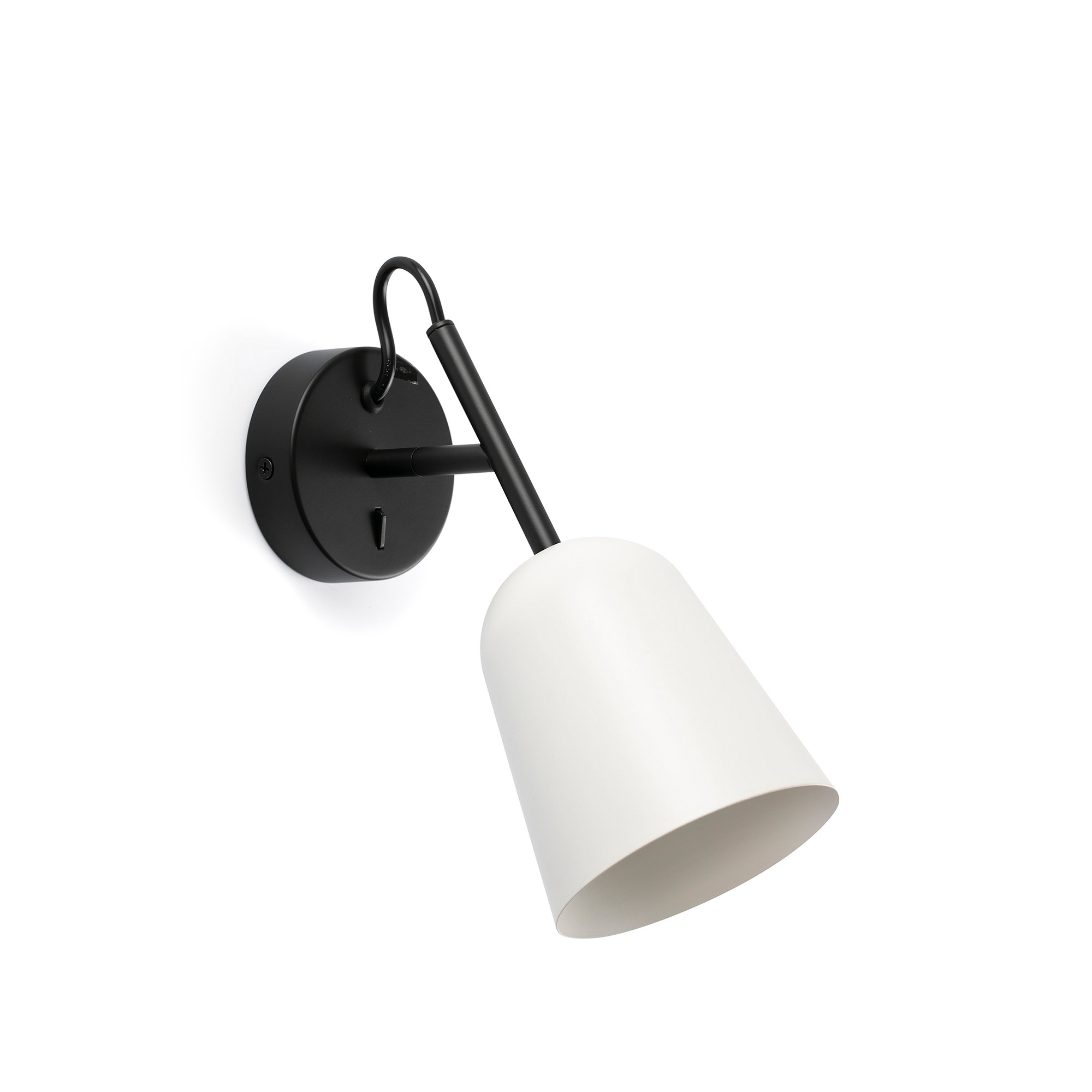 Настенный светильник STUDIO белый абажур 1xE14 Faro