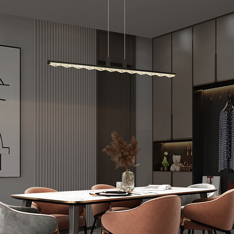 Подвесной светильник CARIA LONG L140,5 Black by ImperiumLoft