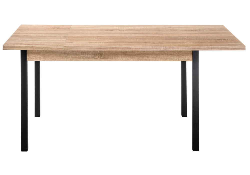 Стол деревянный Woodville Оригон сонома / черный матовый 368664