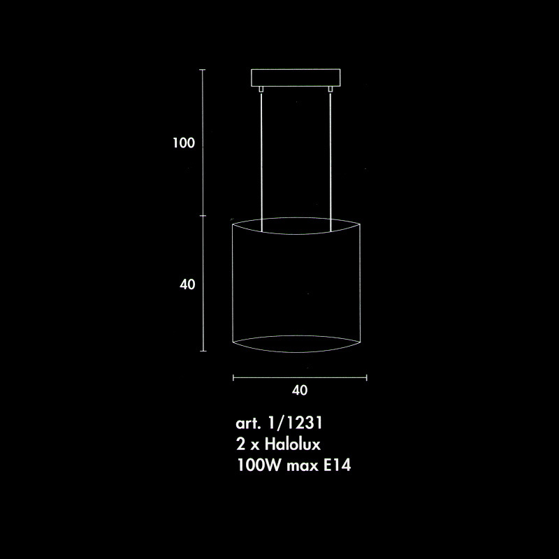 Подвесной светильник Sothis 1/1231-7-43