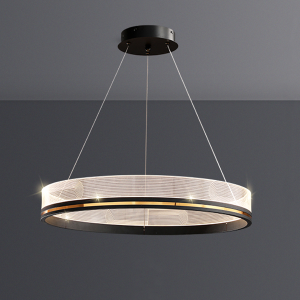 Подвесная люстра DILEMMA D60 Black by ImperiumLoft