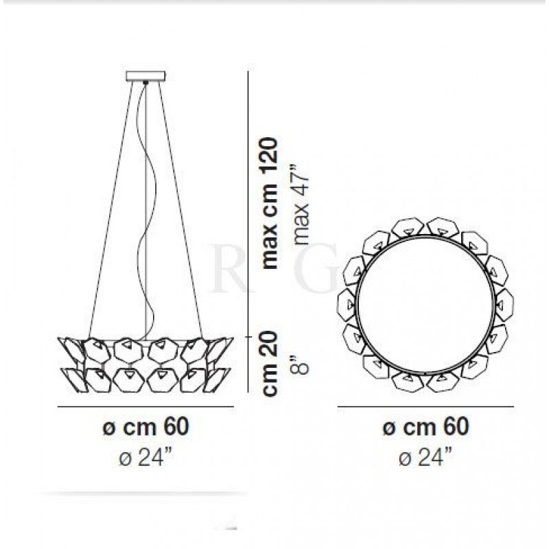 Люстра Vistosi ARAL SP 60 V2