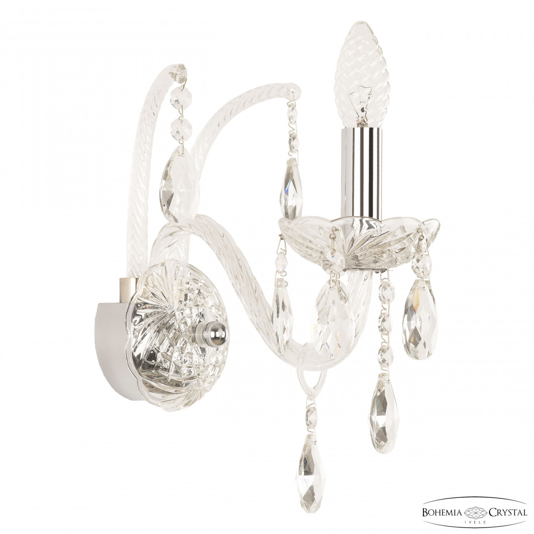 Бра хрустальные 105B/1/165 Ni Bohemia Ivele Crystal