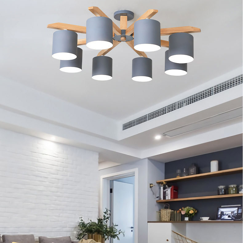 Потолочная люстра CRISS L5 Grey by ImperiumLoft