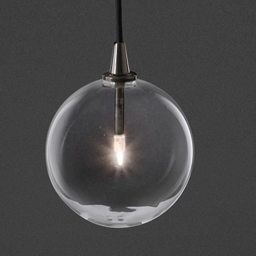 Подвесной светильник Restoration Hardware Glass Globe Mobile Cluster Black