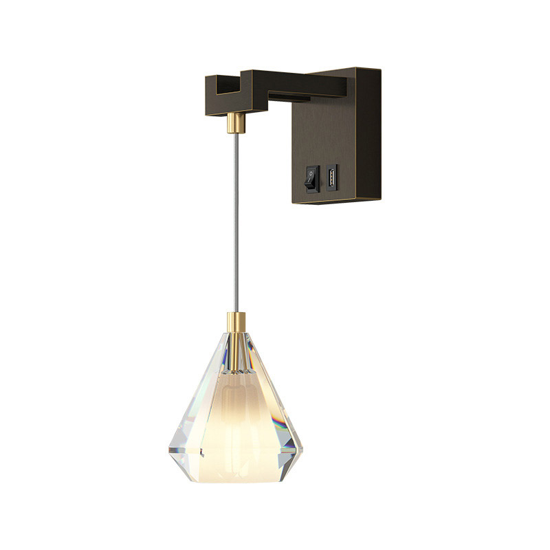 Настенный светильник SOLDIS WALL Black by ImperiumLoft