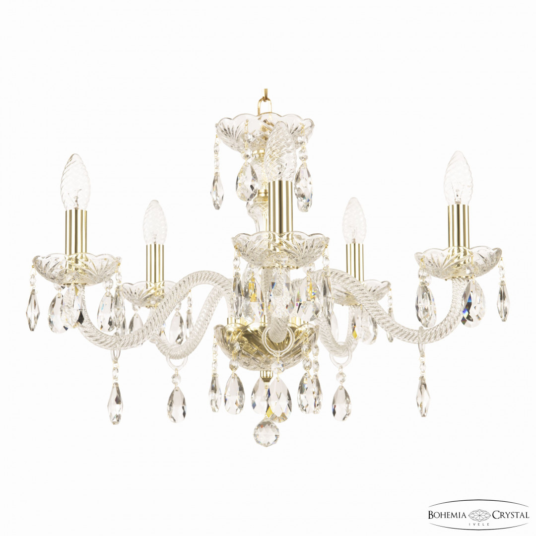 Люстра хрустальная 117/5/195 G Bohemia Ivele Crystal