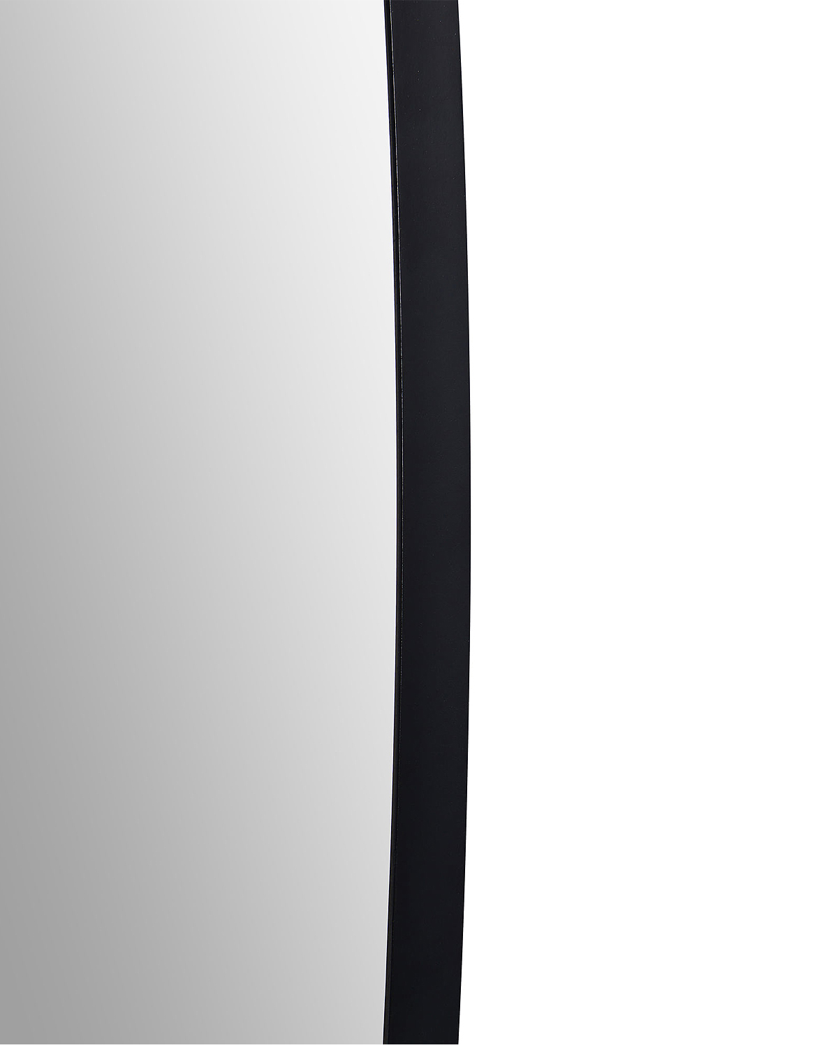 Черное настенное зеркало Вейл Louvre Home DWM240332PND