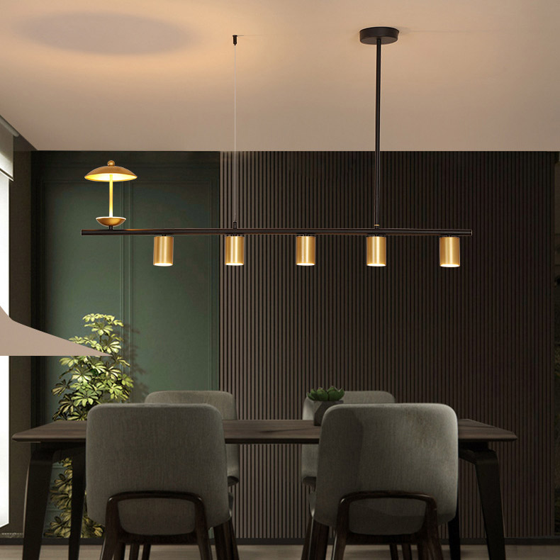 Подвесной светильник HETLEY L100 Gold Black by ImperiumLoft