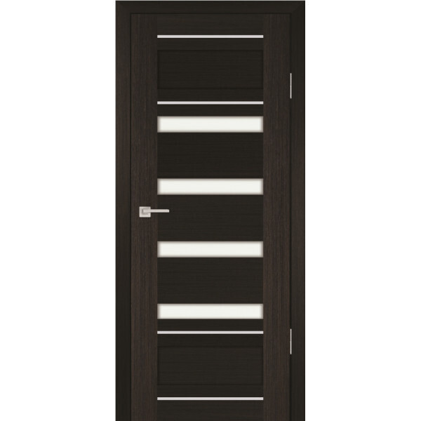 Межкомнатная дверь Graf PS-36 белый сатинат Мокко (2000 х 600)