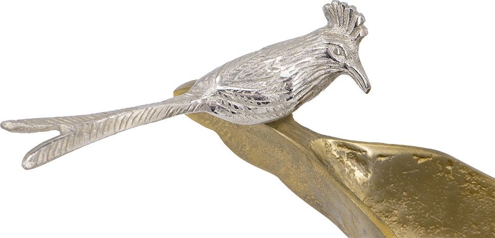 Чаша декоративная с птичкой Glasar 83759