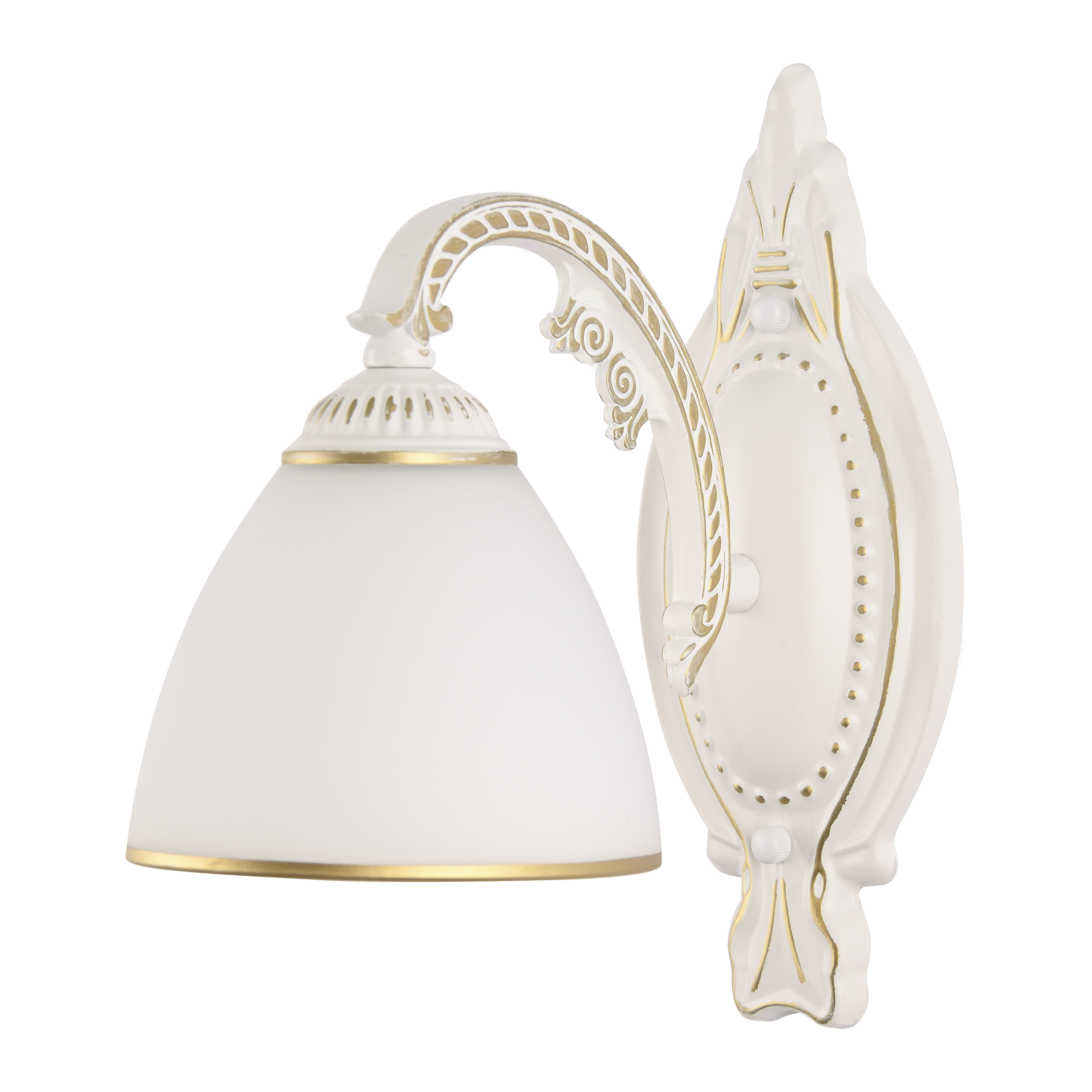 Бра с плафонами 340837/1W WT+G Arte Milano