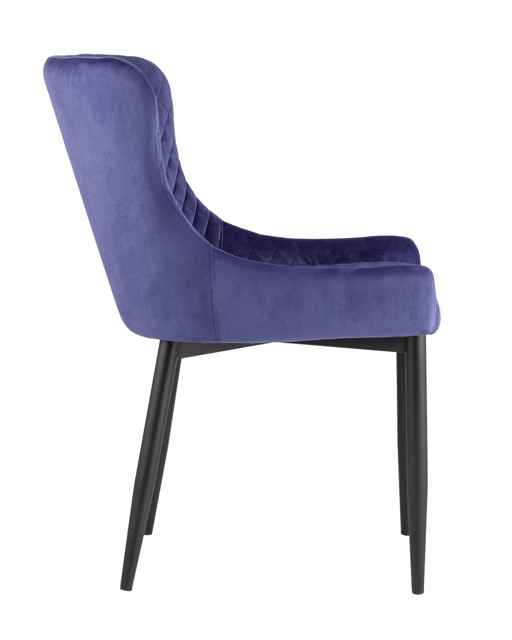 Стул Ститч велюр синий Stool Group